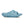 Sky blue slide on a white background