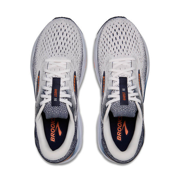 The Ghost 16 does not have a flared midsole making the shoe look slim while on the foot.