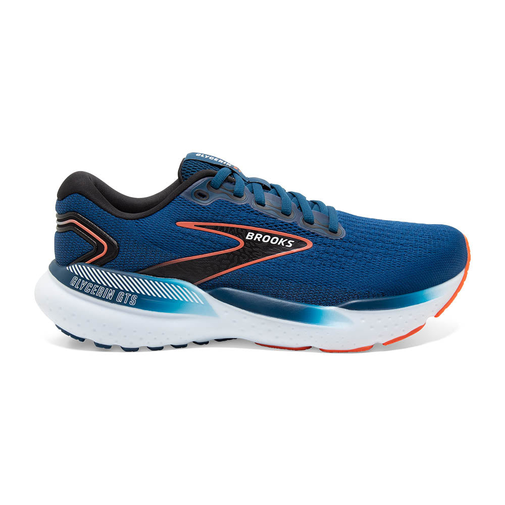 The Brooks Glycerin GTS 21 has guiderails around the shoe that help with pronation