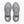 A pair of Brooks Ghost 17 running sheos from teh top down like like they are sitting flat on the ground.