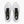 A top down look at a Ghost 17 running shoe from Brooks with a black tongue and black laces.