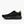 Black athletic shoe on a gray background