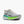A men's Brooks running shoe with  grey laces adn a grey upper.