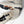 Cream running shoe on white background