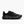 all black running shoe on white background