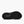 Black athletic shoe sole on a white background