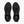 Black running shoes with 'Brooks' branding on a white background