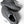 Gray athletic shoes with laces on a light gray background