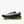 A Cascadia trail running shoe in white, black, and neon green, shown from a side profile on a light gray background.