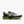 The Brooks Cascadia trail shoe has a neon green midsole with some black.