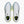 Brooks Ghost Run 14 running shoe in white, featuring a light blue gradient mesh upper, a black side logo stripe with yellow 'BROOKS' text, and a bright yellow-green Ghost Air midsole.