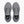 Grey running shoe on a white background