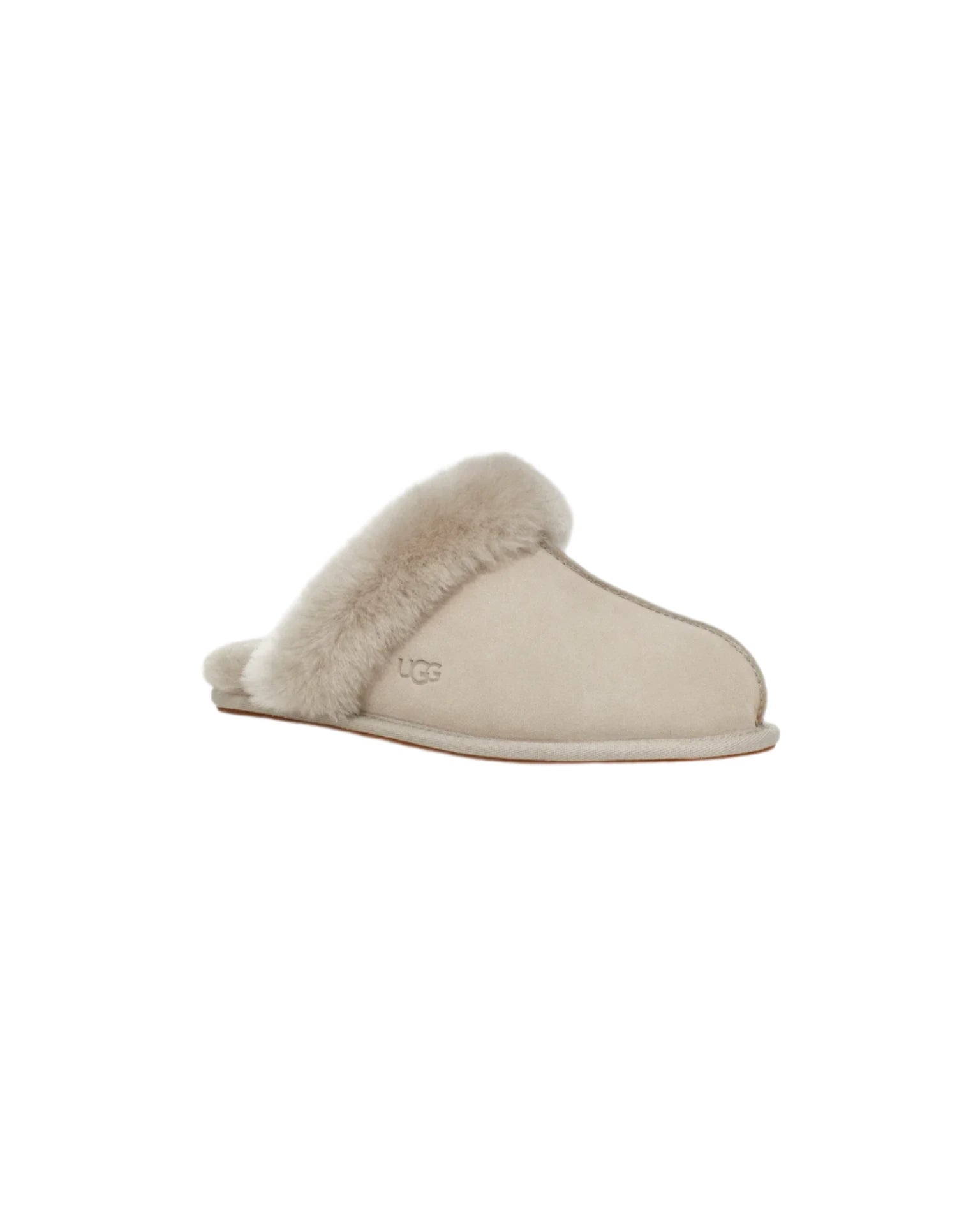 The Goat color of this Ugg slipper gives it a very soft look