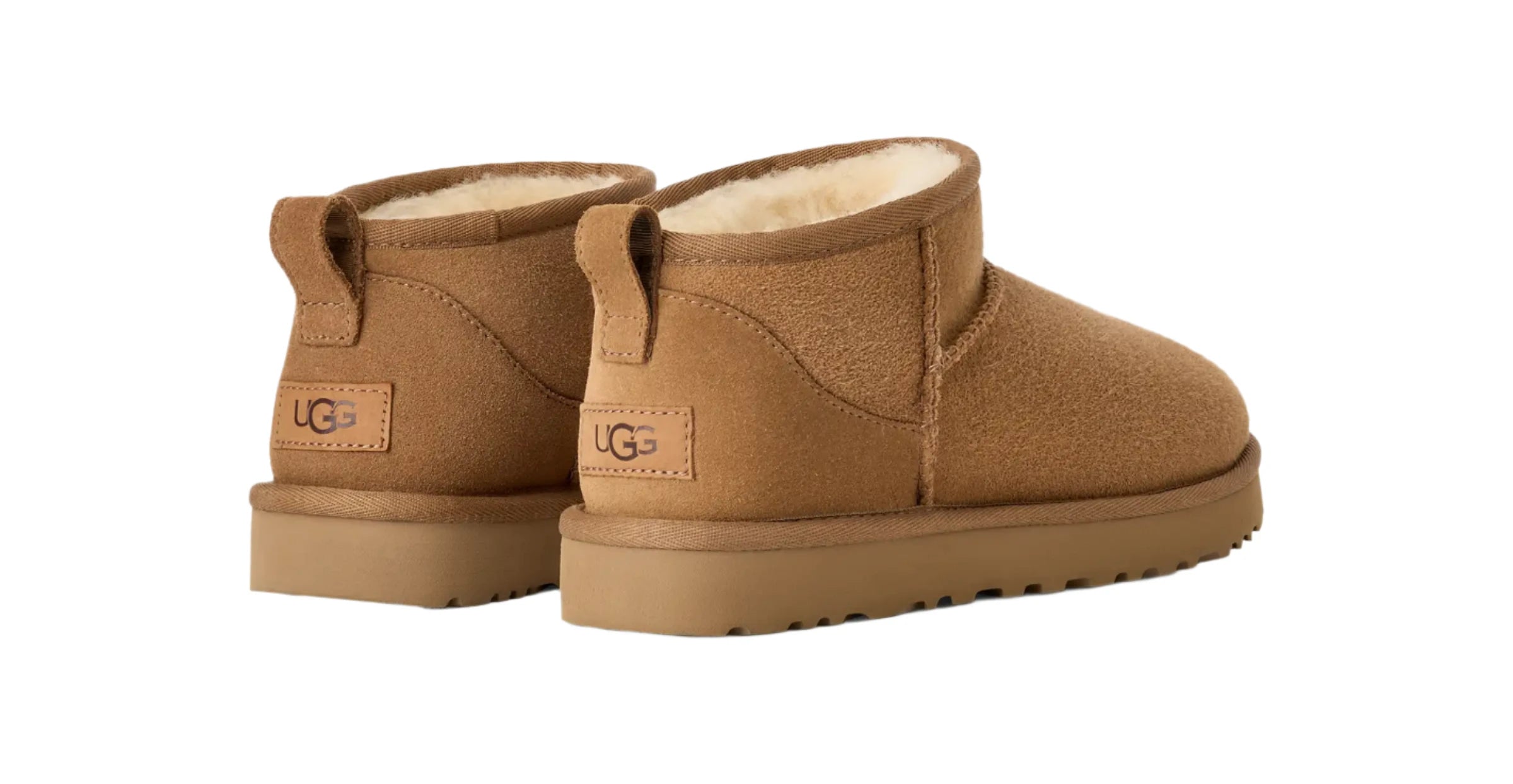 There is a Ugg tag on the back of both pair of the Classic Ultra