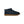 Navy ugg slipper with a tan midsole