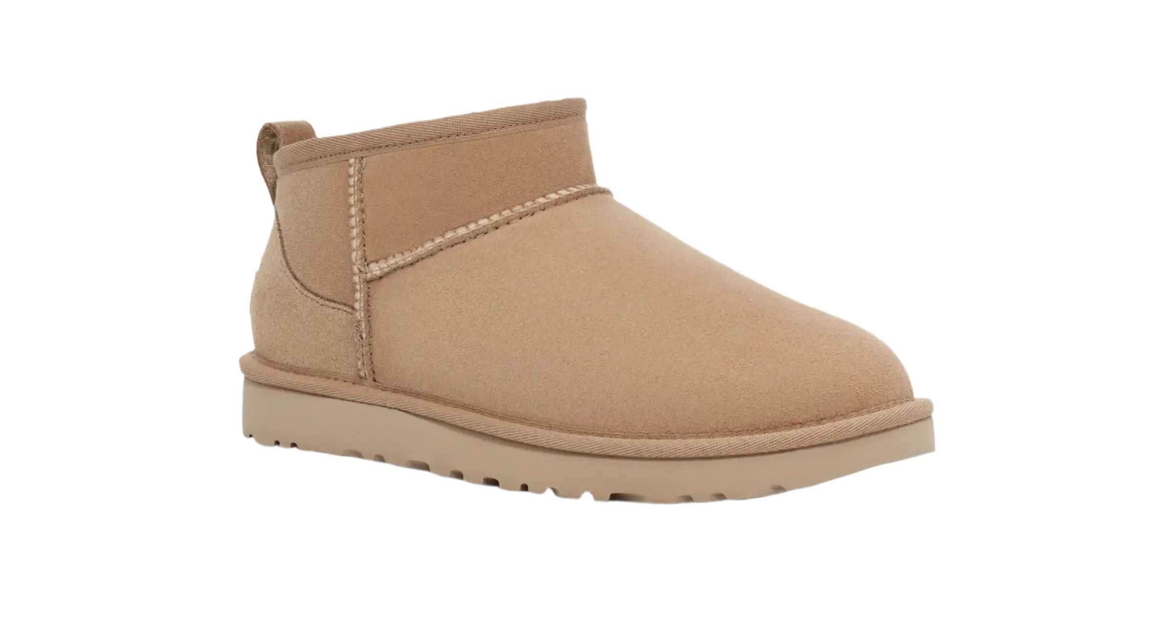 The diagonal angle of the Sand Ugg Classic Mini