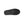 Black slip on slipper on a white background
