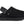 Black sling back clog on a white background