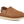 Slingback tan slipper clog on a white background