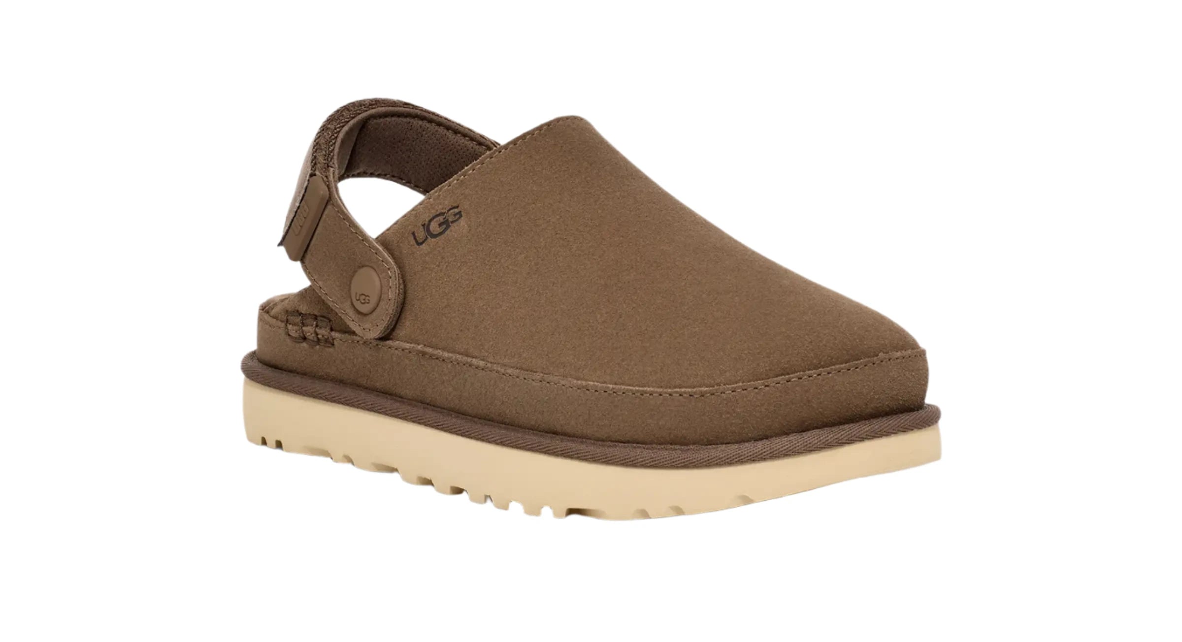 Crafted from velvety suede, this versatile platform clog offers a wear-with-everything style.