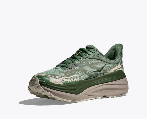 Green camouflage sneaker on a white background