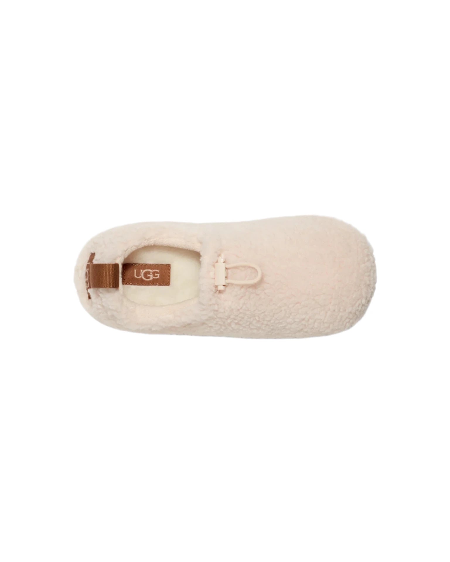 The inside of this slipper has the UGG logo