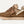 Tan and brown sneaker on a white background