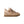 Light tan sneakers on a white background