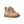 Light tan sneakers on a white background
