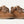 Kids tan sneaker on a white background
