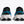 Black and blue running shoes with 'Mizuki' branding on a white background