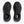 Black running shoes with 'Hoka' branding on a white background