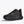 a diagaonl look at a Clifton 10 all black shoe that is great for walking and running