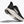 The men's Clifton 10 has a mostly black upper with a white Hoka logo adn a white midsole.