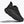 Black athletic shoe on a white background