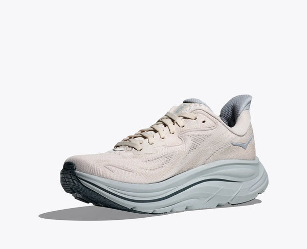 The medial side of this Clifton 10 only has a small Hoka logo near the heel.