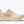 Beige running shoe on a white background