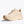 Beige running shoe on a white background