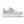 Grey and white running shoe on a white background