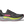 Black, neon green, neon pink, and grey running shoe on a white background