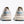 Alabaster colored fast running shoes with blue accents on a white background and teh model name written on the heel.