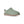 Light green ugg slipper on a white background