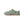 Light green ugg slipper on a white background