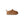 Toddler tan slipper on a white background