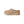 Light tan ugg slipper on a white background