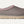 Grey, pink, and tan slipper on a white background