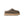 Deep green ugg slipper on a white background