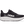 Black and white running shoe on a white background