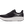 Black and white running shoe on a white background