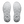 All grey running shoe on a white background